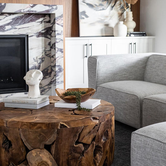 HLHF Natura Flow Round Coffee Table x Grey Home Grey Home, Living, New Arrivals, Occasional Furniture Store Burlington Ontario Near Me