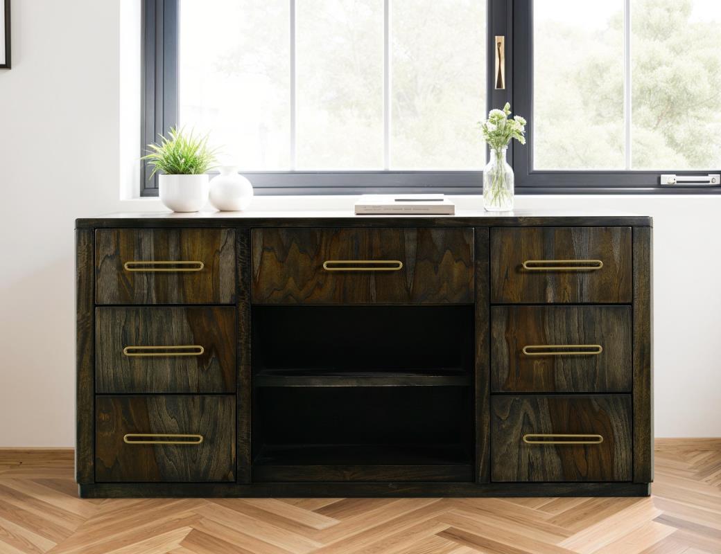 HLHF Black Balam Console Living, New Arrivals, Occasional, Sideboards & Buffets Furniture Store Burlington Ontario Near Me