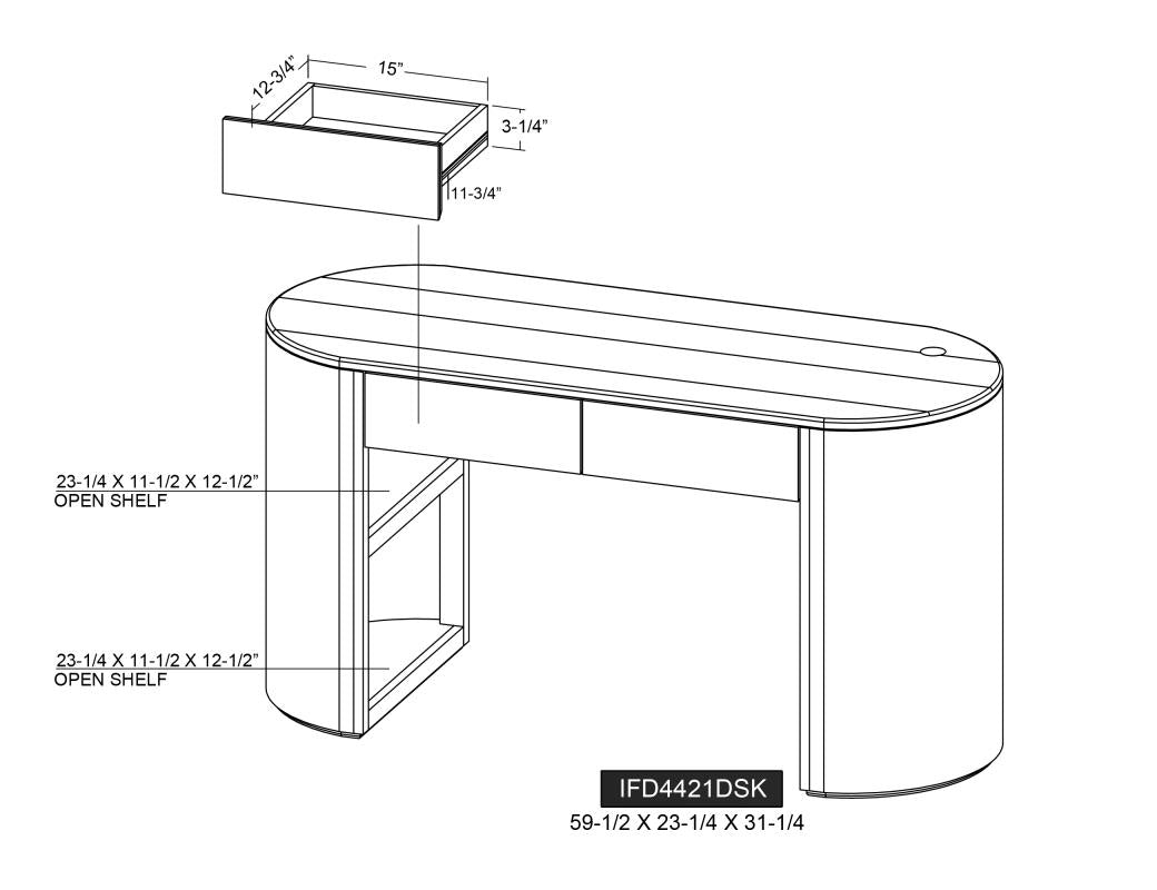 HLHF Black Balam Desk New Arrivals, Office Furniture Store Burlington Ontario Near Me