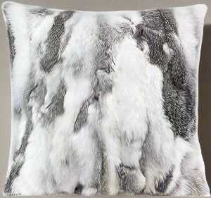 HLHF Natural Fur Pillow Accessories, Pillows & Throws Furniture Store Burlington Ontario Near Me