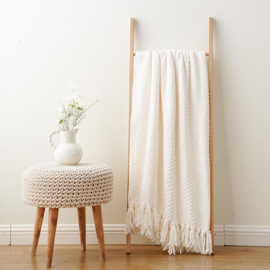 HLHF Hampton Knit Blanket Accessories Furniture Store Burlington Ontario Near Me