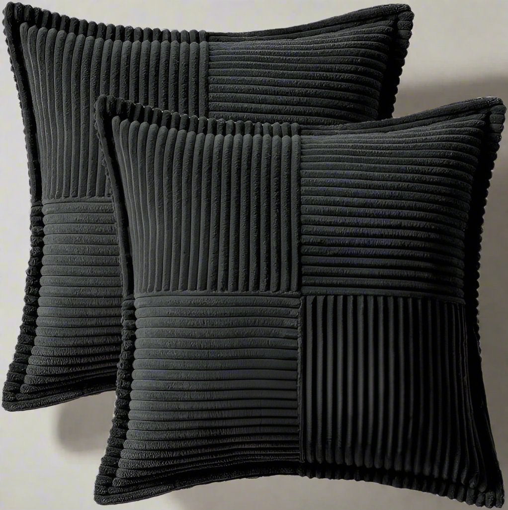 HLHF Corduroy Pillow X Grey Home Accessories, Grey Home Furniture Store Burlington Ontario Near Me