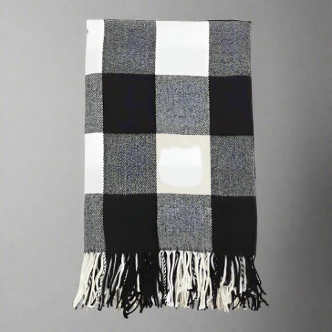 HLHF Buffalo Check Blanket Pillows & Throws Furniture Store Burlington Ontario Near Me