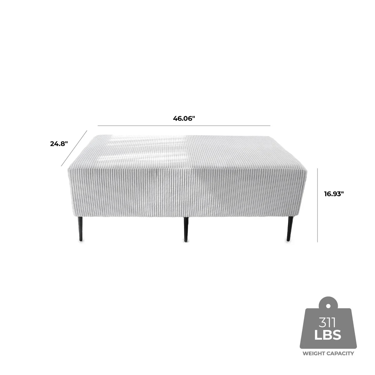 HLHF Mabel Ottoman X Grey Home Accessories, Grey Home, Living, Occasional Furniture Store Burlington Ontario Near Me