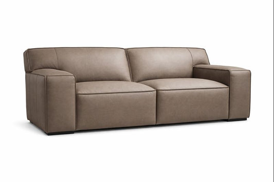 HLHF Maestro 2 PIECE Leather Sofa - FLOOR MODEL Living, Sale Furniture Store Burlington Ontario Near Me