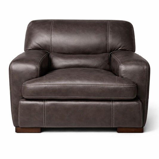 HLHF Steel Leather Chair - Floor Model Accent Chairs, Living, Sale Furniture Store Burlington Ontario Near Me