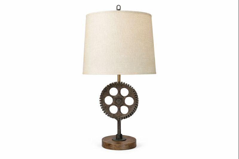 HLHF Industrial Gear Table Lamp Lighting Furniture Store Burlington Ontario Near Me