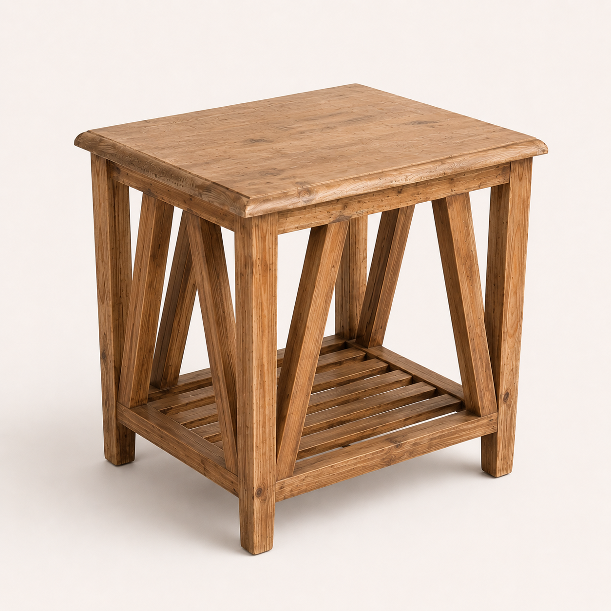 HLHF Bleached Old Pine Side Table - Floor Model Occasional, Sale, Side Table Furniture Store Burlington Ontario Near Me