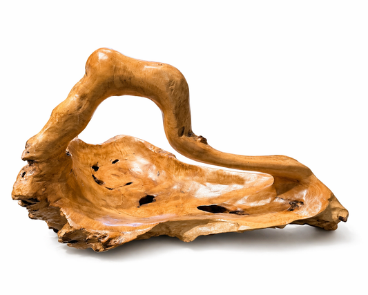 HLHF Teak Wood Handle Bowl Accessories Furniture Store Burlington Ontario Near Me