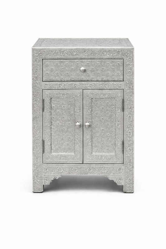 HLHF Embossed Metal Table Occasional Furniture Store Burlington Ontario Near Me