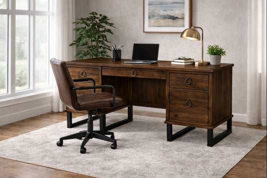 HLHF Cumberland Executive Desk Office Furniture Store Burlington Ontario Near Me