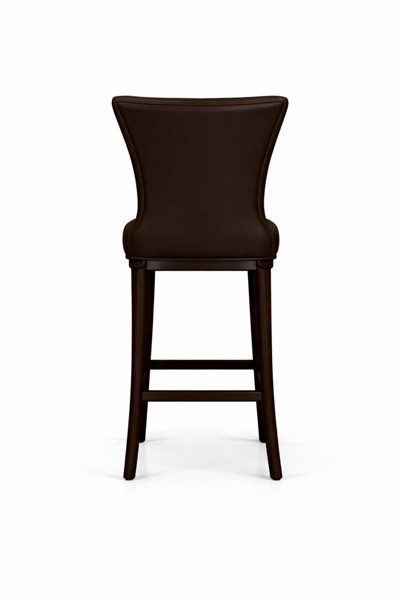 HLHF Coated Fabric Swivel Stool - Brown Stools & Bars Furniture Store Burlington Ontario Near Me