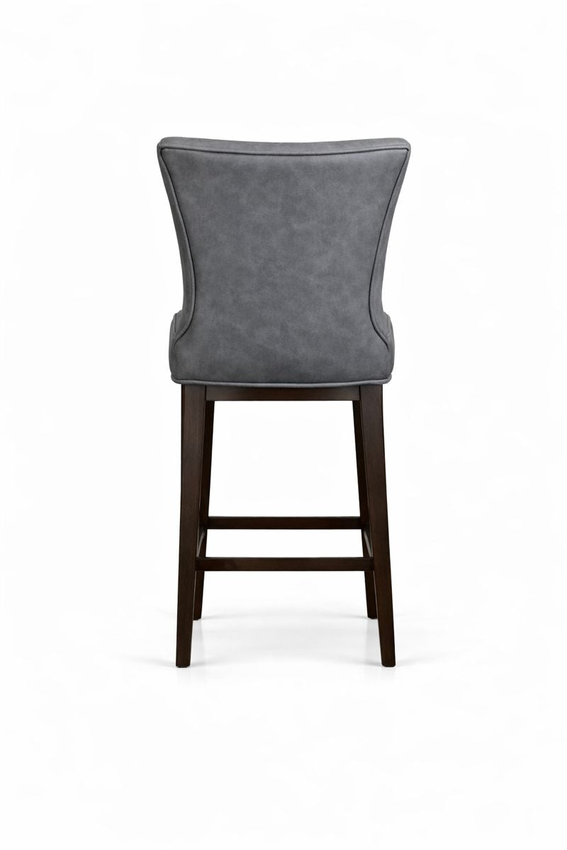 HLHF Coated Fabric Swivel Stool - Charcoal Stools & Bars Furniture Store Burlington Ontario Near Me