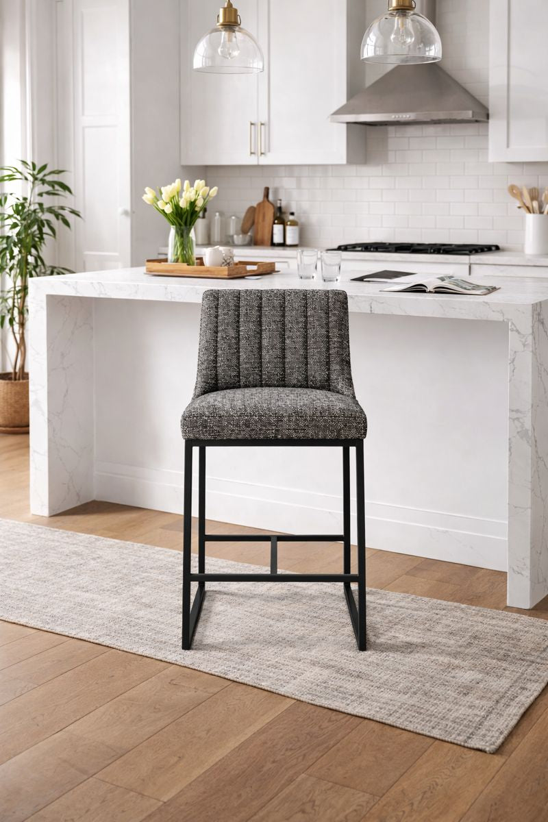 HLHF Prestige Tuxedo Fabric Counter Stool New Arrivals, Stools, Stools & Bars Furniture Store Burlington Ontario Near Me