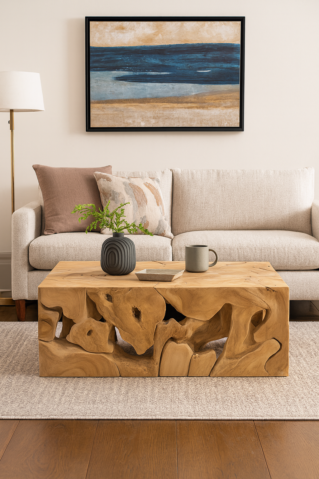 HLHF Bleached Flow Coffee Table x Grey Home Grey Home, Living, New Arrivals, Occasional Furniture Store Burlington Ontario Near Me