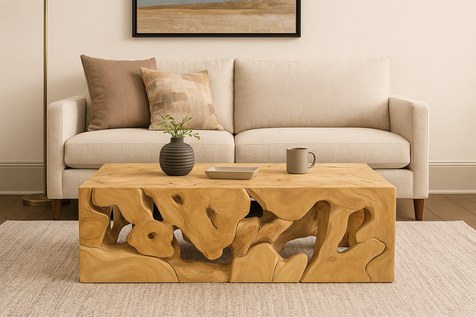 HLHF Bleached Flow Coffee Table x Grey Home Grey Home, Living, New Arrivals, Occasional Furniture Store Burlington Ontario Near Me