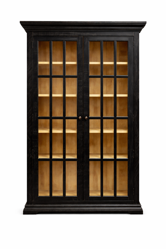 HLHF Baker Large Rustic Bookcase - Antique Black New Arrivals, Occasional, Office Furniture Store Burlington Ontario Near Me