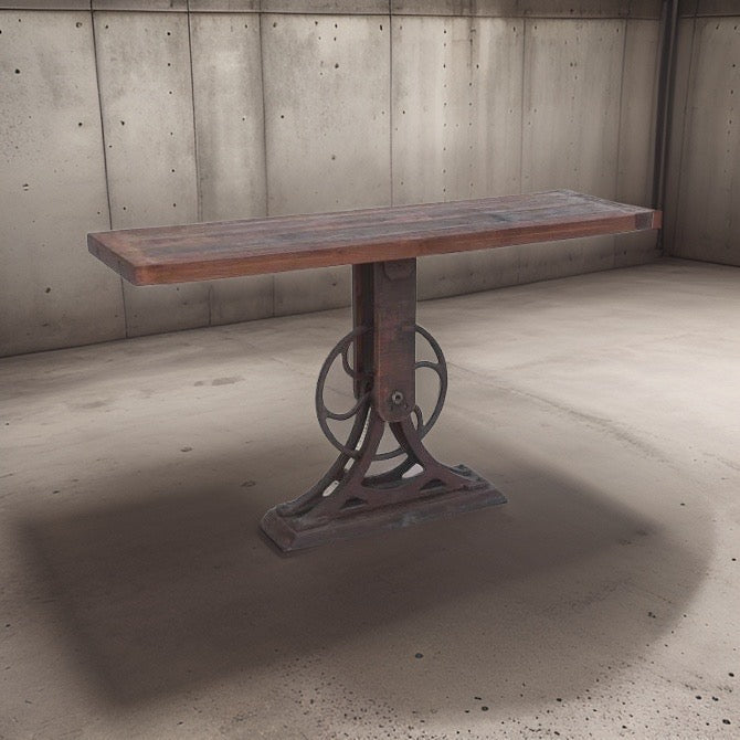 HLHF Whitley Reclaimed Wood Console Occasional Furniture Store Burlington Ontario Near Me