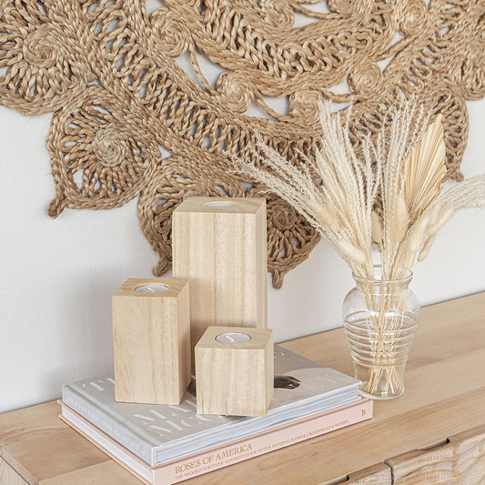 HLHF Nori Block Candle Set X Grey Home Accessories, Grey Home Furniture Store Burlington Ontario Near Me