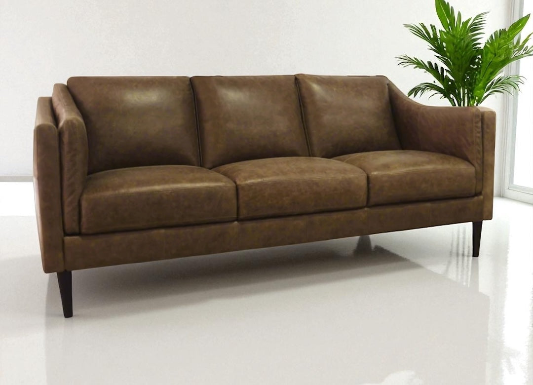 HLHF Ava Leather Sofa Living Furniture Store Burlington Ontario Near Me