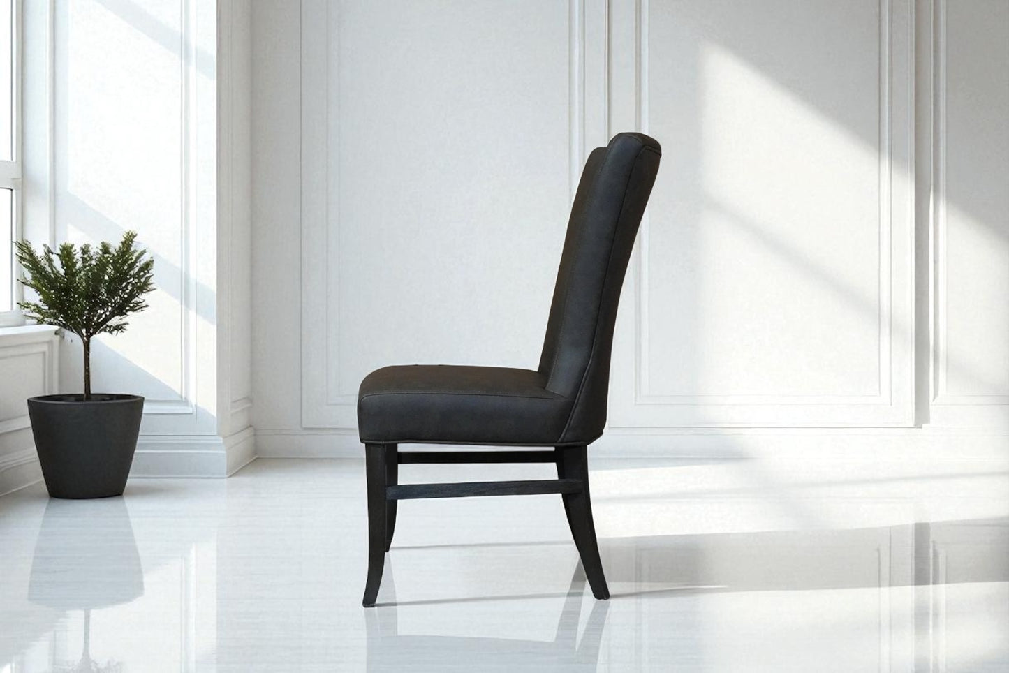 HLHF 555 Coated Fabric Dining Chair - Brown Dining Furniture Store Burlington Ontario Near Me