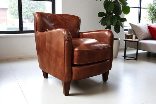 HLHF 7710-10 Loft Leather Chair Accent Chairs, Living Furniture Store Burlington Ontario Near Me