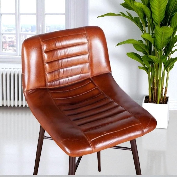 HLHF Wellington Leather Stool Stools, Stools & Bars Furniture Store Burlington Ontario Near Me