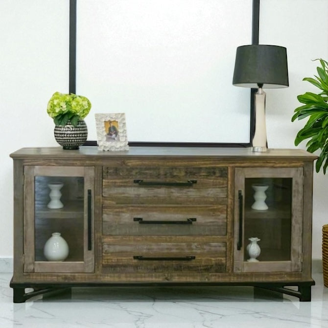HLHF Loft Brown Buffet Sideboards & Buffets Furniture Store Burlington Ontario Near Me