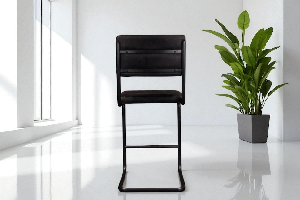 HLHF Dover Leather Stool Stools & Bars Furniture Store Burlington Ontario Near Me