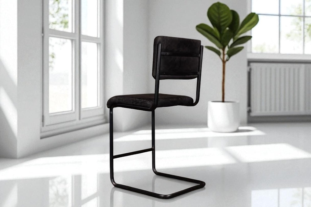 HLHF Dover Leather Stool Stools & Bars Furniture Store Burlington Ontario Near Me