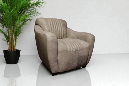 HLHF J365 Cigar Leather Club Chair Accent Chairs, Living Furniture Store Burlington Ontario Near Me