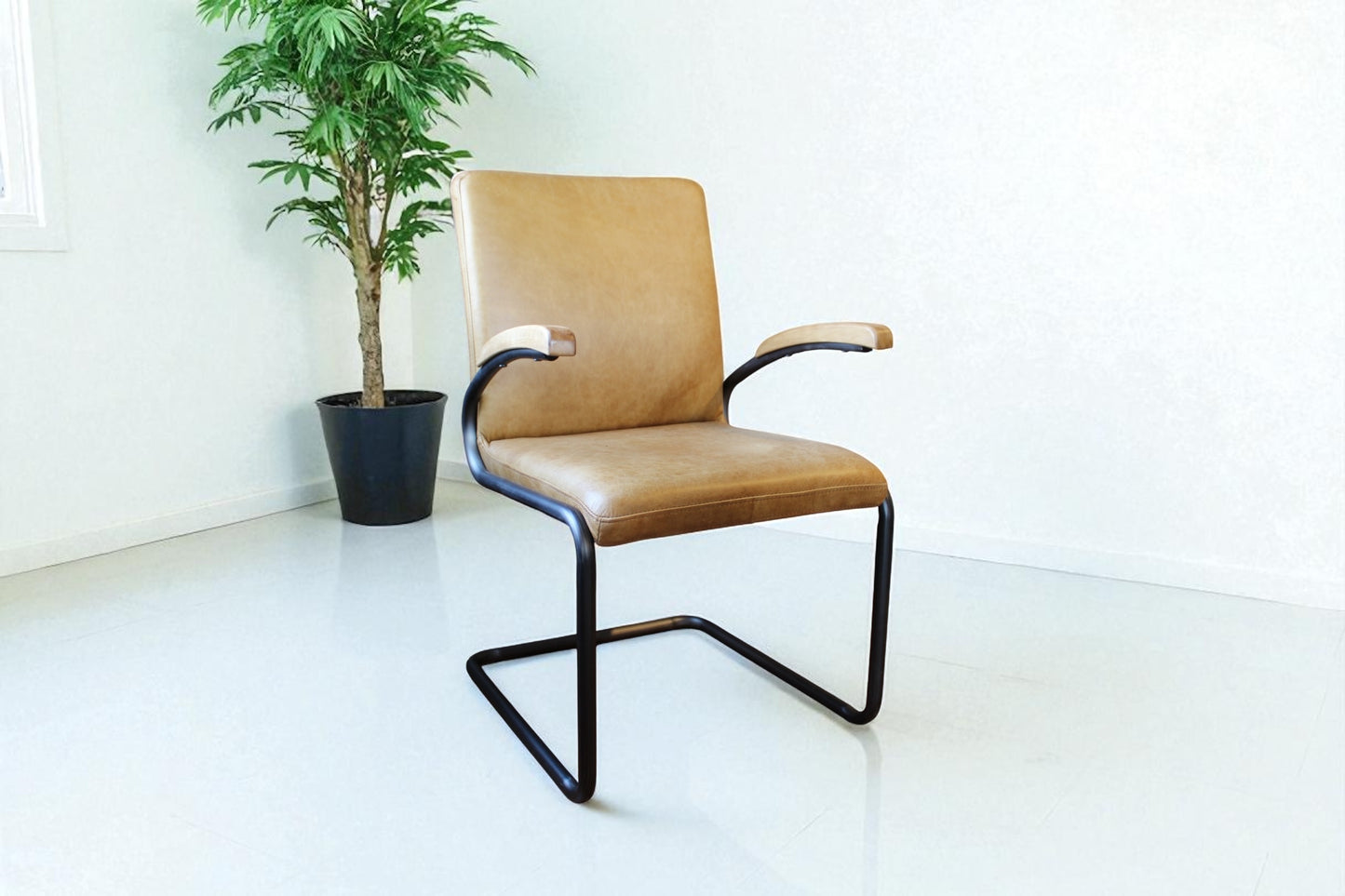 HLHF Charlotte Leather Arm Chair Accent Chairs, Dining Furniture Store Burlington Ontario Near Me