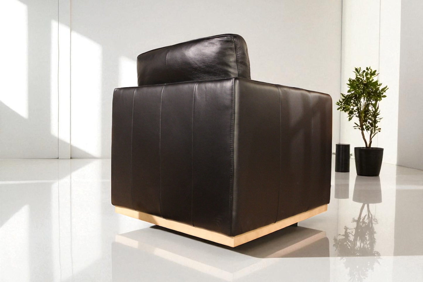 HLHF Club Swivel Accent Chair - Black Accent Chairs, Living Furniture Store Burlington Ontario Near Me