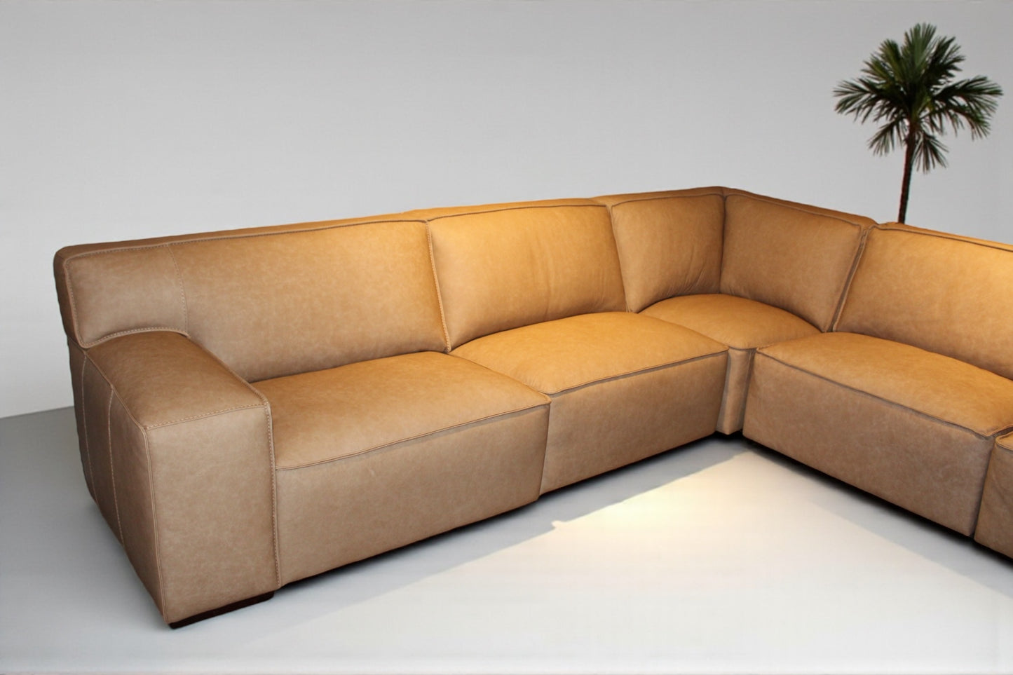 HLHF Maestro Leather Sectional Living, New Arrivals Furniture Store Burlington Ontario Near Me