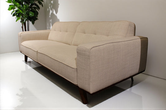 HLHF Tufted Cream Sofa Living Furniture Store Burlington Ontario Near Me