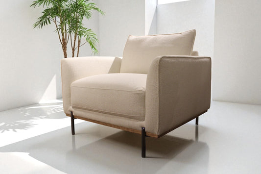 HLHF Mellow Ivory Accent Chair Accent Chairs, New Arrivals Furniture Store Burlington Ontario Near Me