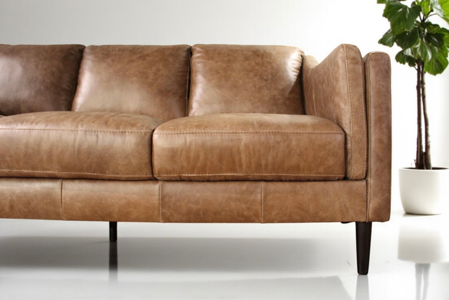 HLHF Ava Leather Sofa Living Furniture Store Burlington Ontario Near Me