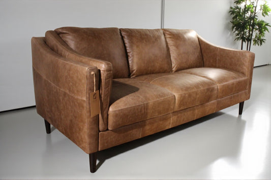 HLHF Ava Leather Sofa Living Furniture Store Burlington Ontario Near Me