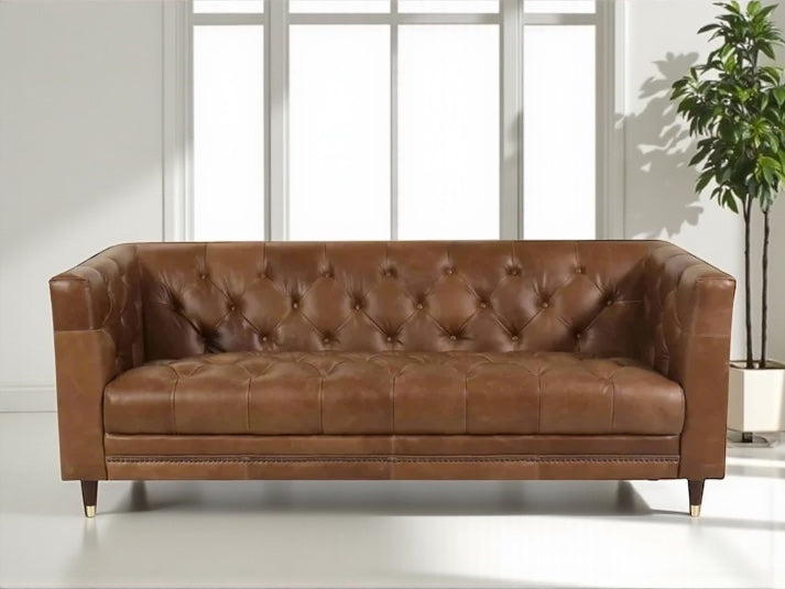 HLHF Bistro Leather Sofa Living Furniture Store Burlington Ontario Near Me