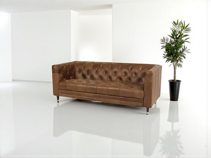 HLHF Bistro Leather Sofa Living Furniture Store Burlington Ontario Near Me