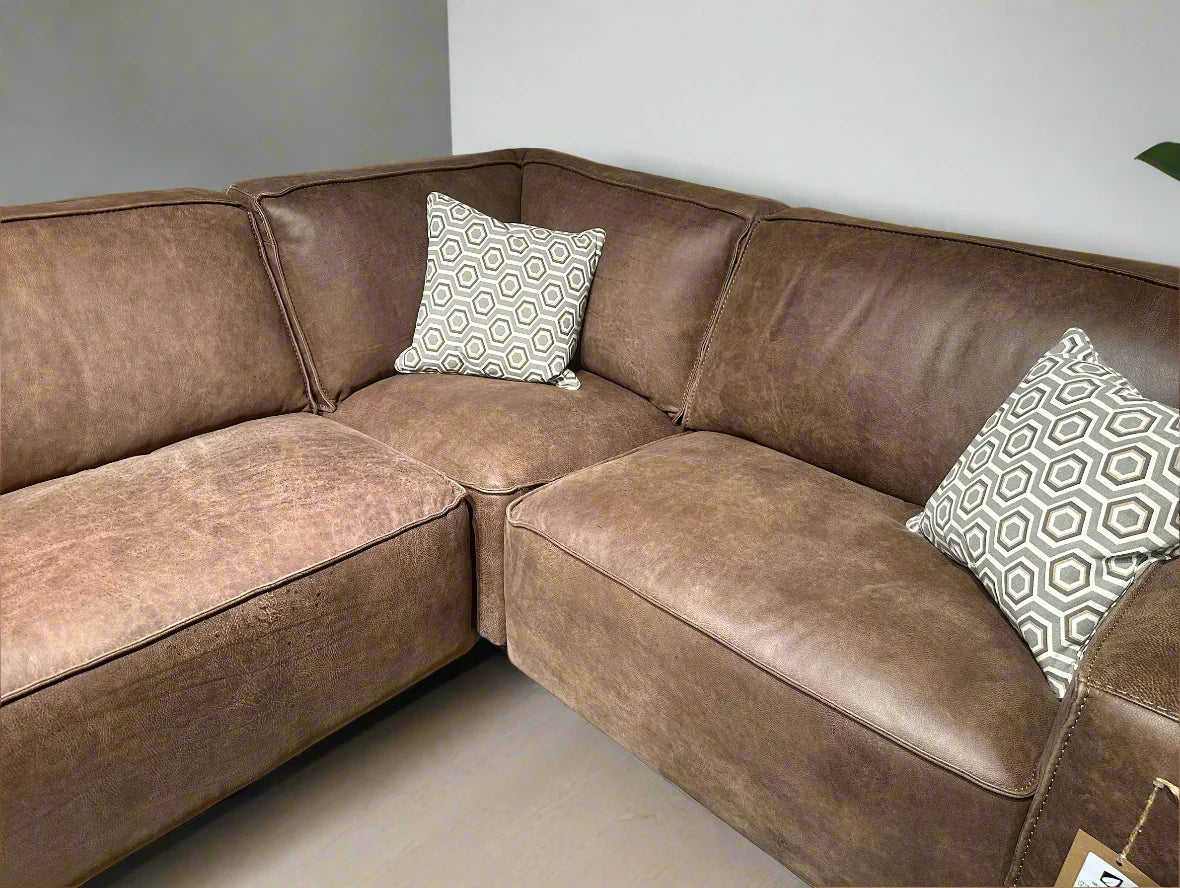 HLHF Stallone Leather Sectional Living Furniture Store Burlington Ontario Near Me