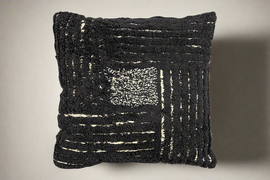 HLHF Onyx Pillow - Ebony & Ivory Pillows & Throws Furniture Store Burlington Ontario Near Me