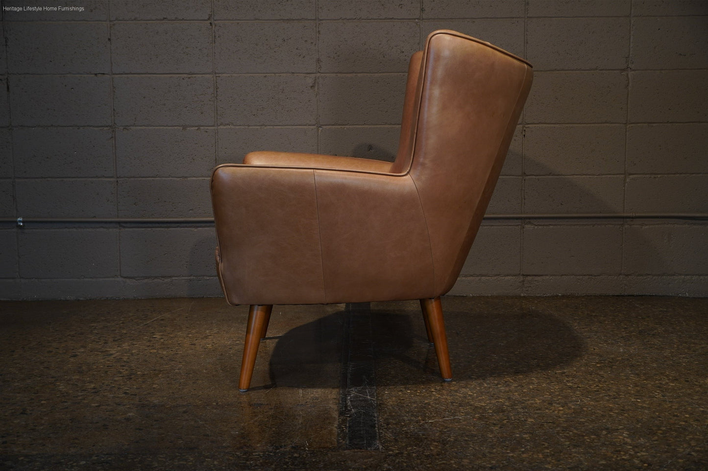 HLHF Orb Leather Accent Chair - 3 Colours Accent Chairs, Living Furniture Store Burlington Ontario Near Me