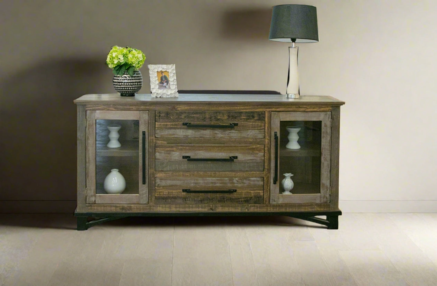 HLHF Loft Brown Buffet Sideboards & Buffets Furniture Store Burlington Ontario Near Me