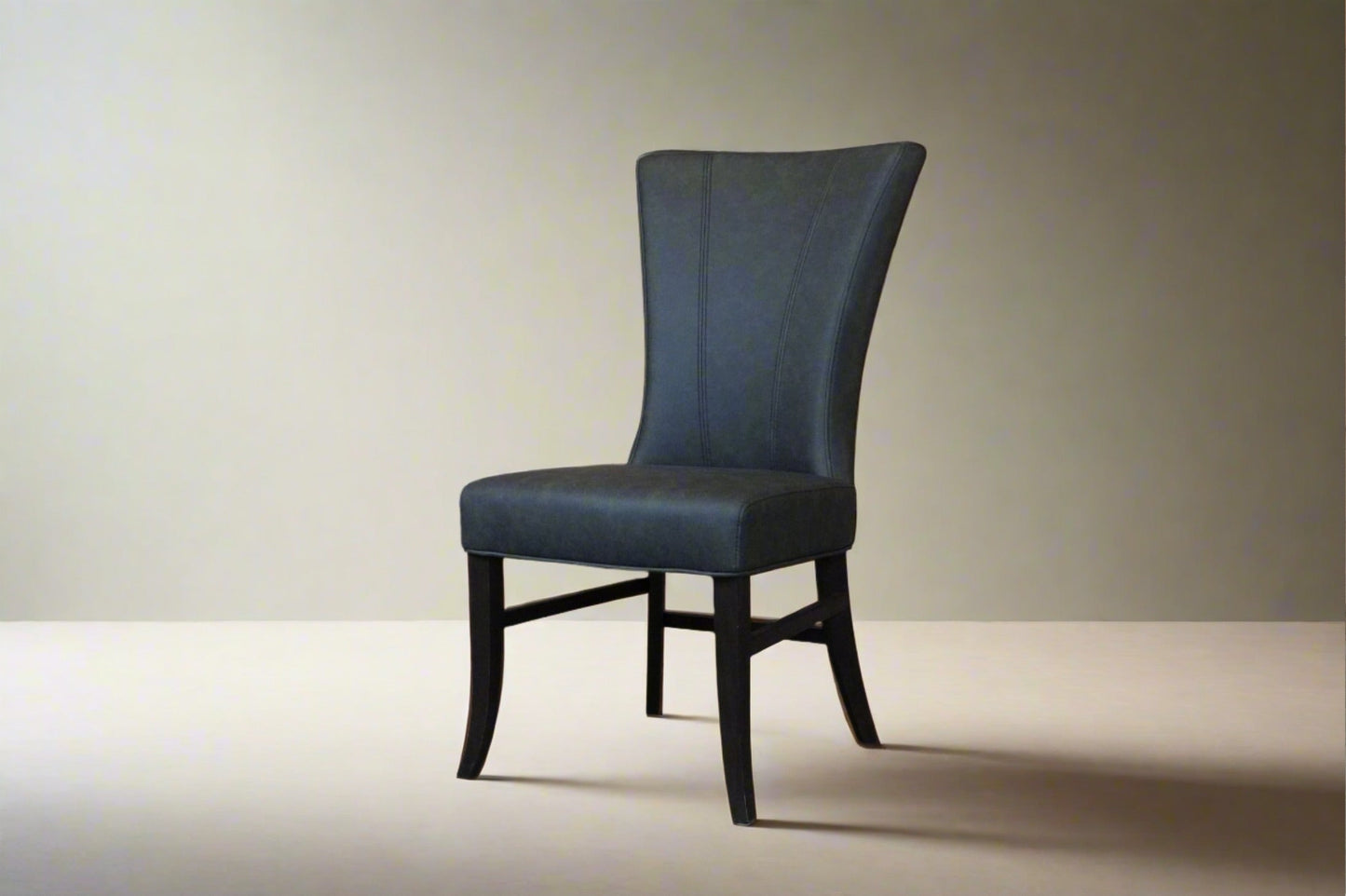 HLHF Klyde 55 Coated Fabric Dining Chair - Charcoal Dining Furniture Store Burlington Ontario Near Me