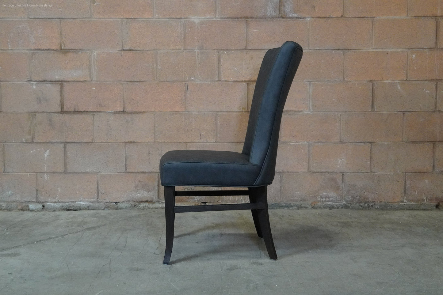 HLHF Klyde 55 Coated Fabric Dining Chair - Charcoal Dining Furniture Store Burlington Ontario Near Me