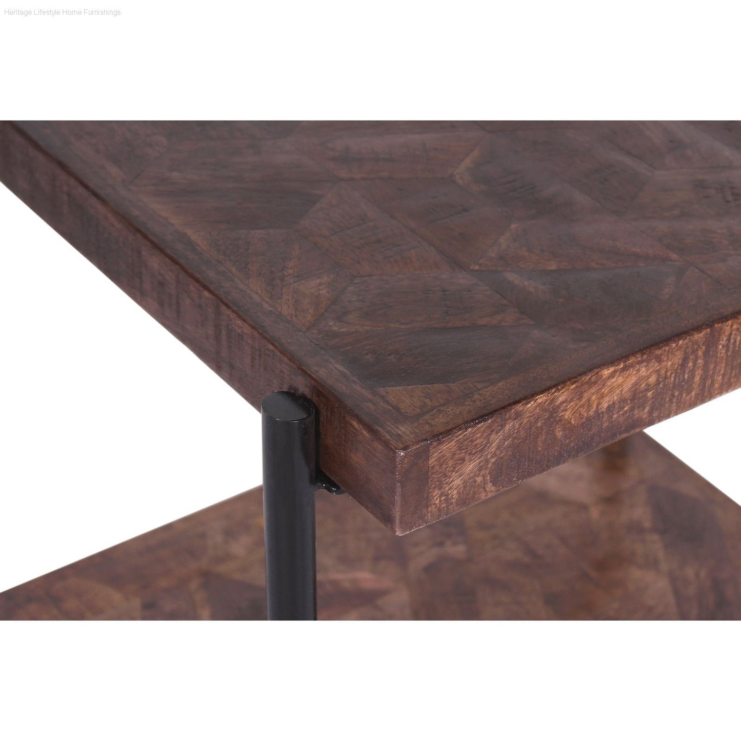 HLHF Carter 2521 Hex Inlay End Table Living, Occasional Furniture Store Burlington Ontario Near Me