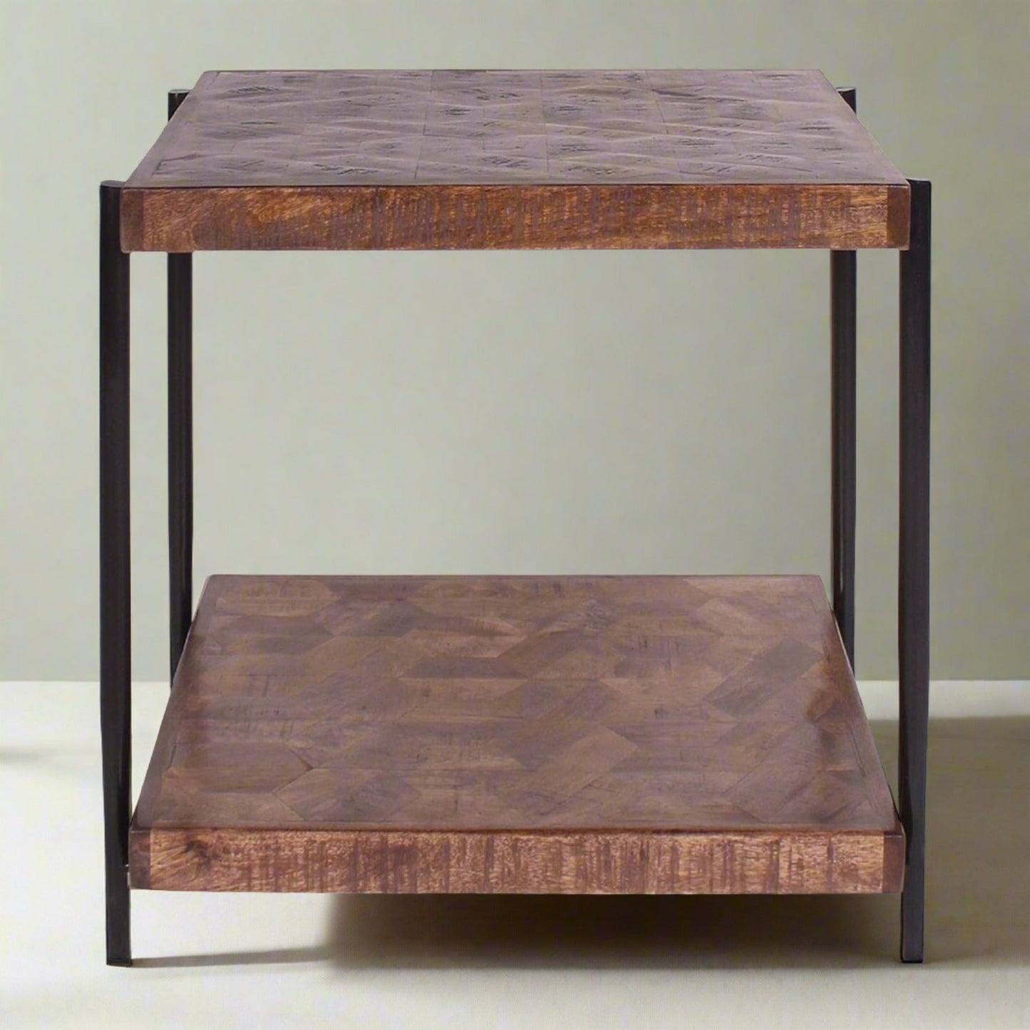 HLHF Carter 2521 Hex Inlay End Table Living, Occasional Furniture Store Burlington Ontario Near Me