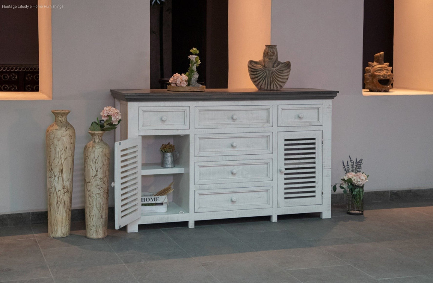 HLHF Stone Wash Buffet Dining Furniture Store Burlington Ontario Near Me