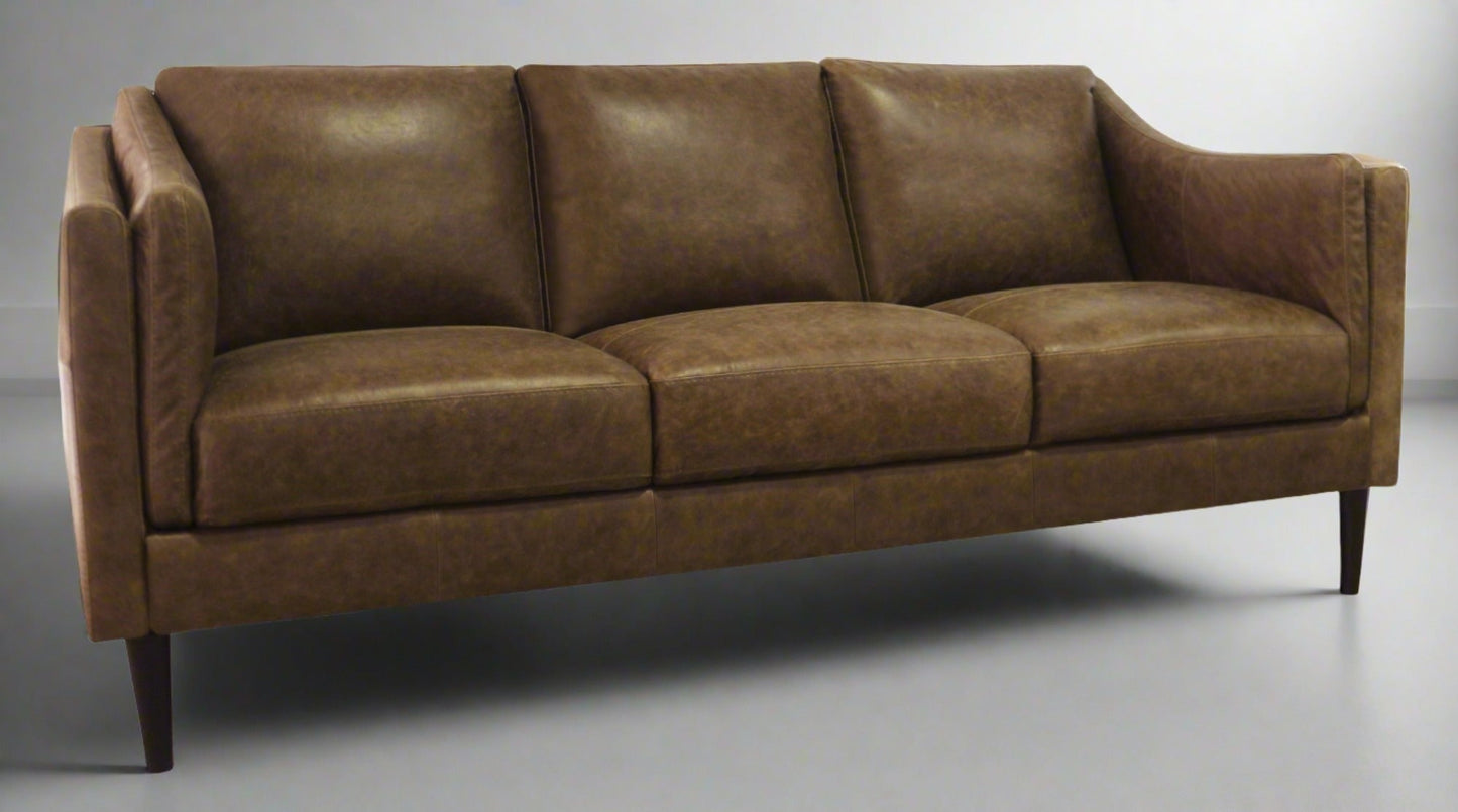 HLHF Ava Leather Sofa Living Furniture Store Burlington Ontario Near Me